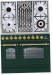 ILVE PDN-90B-MP Green Кухонная плита, тип духового шкафа: электрическая, тип варочной панели: комбинированная