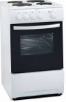 Zanussi ZCE 567 NW1 Fornuis, type oven: elektrisch, type kookplaat: elektrisch