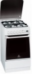 Indesit KN 3G660 SA(W) Fornuis, type oven: elektrisch, type kookplaat: gas