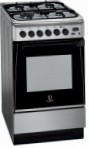 Indesit KN 3G650 SA(X) Estufa de la cocina, tipo de horno: eléctrico, tipo de encimera: gas