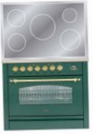 ILVE PNI-90-MP Green Kitchen Stove, type of oven: electric, type of hob: electric