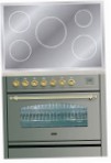 ILVE PNI-90-MP Stainless-Steel Kitchen Stove, type of oven: electric, type of hob: electric