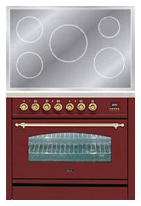 विशेषताएँ रसोई चूल्हा ILVE PNI-90-MP Red तस्वीर