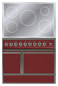 विशेषताएँ रसोई चूल्हा ILVE QDCI-90-MP Red तस्वीर