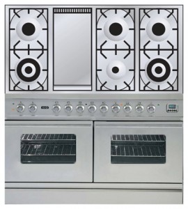 Characteristics Kitchen Stove ILVE PDW-120F-VG Stainless-Steel Photo