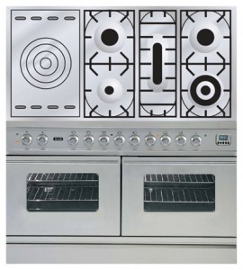 Characteristics Kitchen Stove ILVE PDW-120S-VG Stainless-Steel Photo