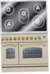 ILVE PDNE-90-MP Antique white štedilnik, Vrsta pečice: električni, Vrsta kuhališča: električni