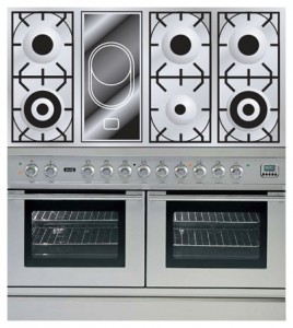 características Estufa de la cocina ILVE PDL-120V-VG Stainless-Steel Foto