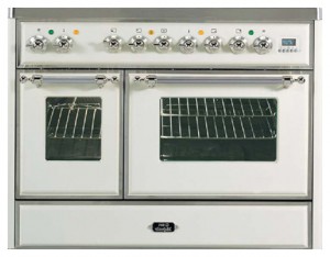 características Estufa de la cocina ILVE MD-100S-MP Antique white Foto
