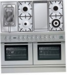 ILVE PDL-120FR-MP Stainless-Steel štedilnik, Vrsta pečice: električni, Vrsta kuhališča: plin