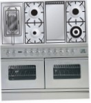 ILVE PDW-120FR-MP Stainless-Steel štedilnik, Vrsta pečice: električni, Vrsta kuhališča: plin