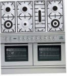 ILVE PDL-1207-VG Stainless-Steel Кухонна плита, тип духової шафи: газова, тип вручений панелі: газова
