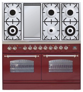 Характеристики Кухненската Печка ILVE PDN-120F-VG Red снимка
