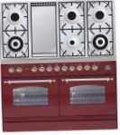 ILVE PDN-120F-VG Red Stufa di Cucina, tipo di forno: gas, tipo di piano cottura: gas