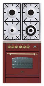 Характеристики Кухонна плита ILVE PN-70-VG Red фото