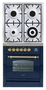 विशेषताएँ रसोई चूल्हा ILVE PN-70-VG Blue तस्वीर