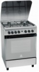 Indesit KN 6G52 S(X) Кухонна плита, тип духової шафи: електрична, тип вручений панелі: газова