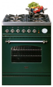 характеристики Кухонная плита ILVE P-60N-VG Green Фото
