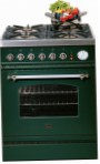 ILVE P-60N-VG Green Kompor dapur, jenis oven: gas, jenis hob: gas
