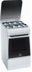 Indesit KN 3G61SA (W) štedilnik, Vrsta pečice: električni, Vrsta kuhališča: plin