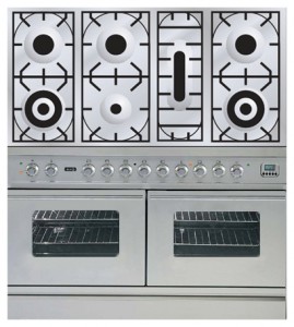 características Estufa de la cocina ILVE PDW-1207-VG Stainless-Steel Foto