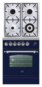 विशेषताएँ रसोई चूल्हा ILVE PN-60-VG Blue तस्वीर
