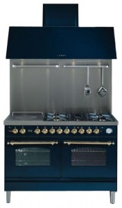 características Estufa de la cocina ILVE PDN-120B-VG Blue Foto