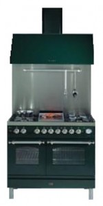 características Estufa de la cocina ILVE PDN-100B-VG Blue Foto
