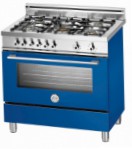 BERTAZZONI X90 5 MFE BL Кухонная плита, тип духового шкафа: электрическая, тип варочной панели: газовая