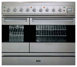Characteristics Kitchen Stove ILVE PD-90BL-MP Stainless-Steel Photo