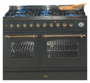características Estufa de la cocina ILVE PD-100BN-VG Blue Foto