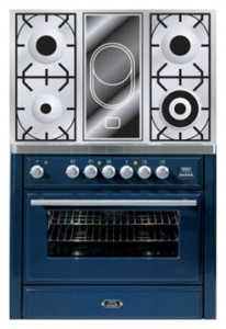 विशेषताएँ रसोई चूल्हा ILVE MT-90VD-VG Blue तस्वीर