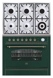 характеристики Кухонная плита ILVE P-906N-VG Green Фото