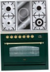 ILVE PN-90V-MP Green Кухонна плита, тип духової шафи: електрична, тип вручений панелі: комбінована