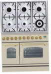 ILVE PDN-906-VG Antique white Кухненската Печка, тип на фурна: газ, вид котлони: газ