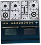 ILVE PDN-1207-VG Blue Sporák, typ trouby: plyn, Typ varné desky: plyn