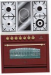 ILVE PN-90V-MP Red Кухонная плита, тип духового шкафа: электрическая, тип варочной панели: комбинированная