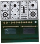 ILVE PDN-1207-VG Green Кухненската Печка, тип на фурна: газ, вид котлони: газ