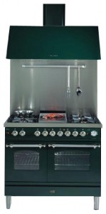 Characteristics Kitchen Stove ILVE PDNE-100-MP Stainless-Steel Photo