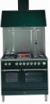 ILVE PDNE-100-MP Stainless-Steel Fornuis, type oven: elektrisch, type kookplaat: elektrisch