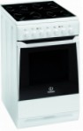 Indesit KN 3C51 (W) Fornuis, type oven: elektrisch, type kookplaat: elektrisch