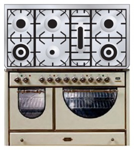 характеристики Кухонная плита ILVE MCSA-1207D-VG Antique white Фото
