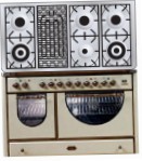 ILVE MCSA-120BD-MP Antique white Fornuis, type oven: elektrisch, type kookplaat: gas