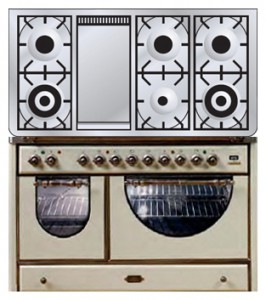 Характеристики Кухненската Печка ILVE MCSA-120FD-MP Antique white снимка