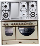 ILVE MCSA-120FD-MP Antique white Кухненската Печка, тип на фурна: електрически, вид котлони: газ