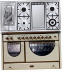 ILVE MCSA-120FRD-MP Antique white Кухненската Печка, тип на фурна: електрически, вид котлони: газ