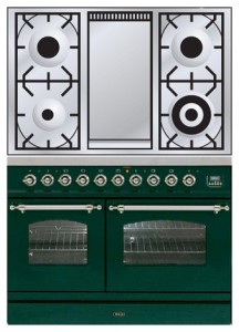 характеристики Кухонная плита ILVE PDN-100F-MW Green Фото