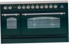 ILVE PN-1207-MP Green Fornuis, type oven: elektrisch, type kookplaat: gas