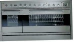 ILVE PD-1207-MP Stainless-Steel Fornuis, type oven: elektrisch, type kookplaat: gas