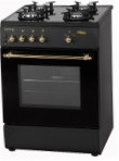 Erisson GG60/60Glass BK Stufa di Cucina, tipo di forno: gas, tipo di piano cottura: gas